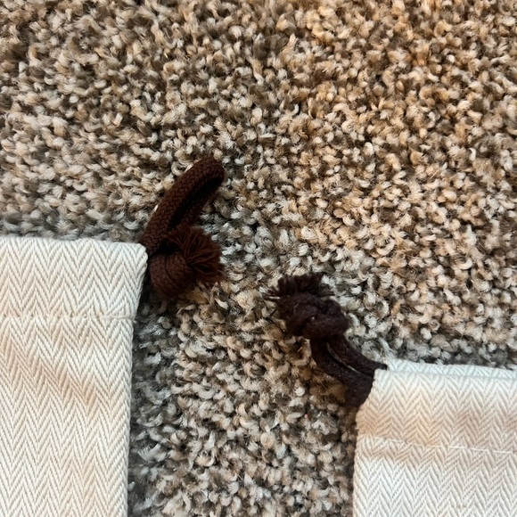 Authentic Hermes Paris Herringbone Dust Bags Set of 2 Drawstring Storage Pouches - Picture 9 of 9